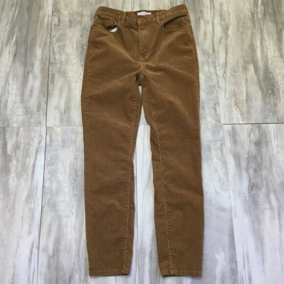 LOFT Pants - Made and Loved Loft High Waist Skinny Caramel Corduroy Pant 27/4